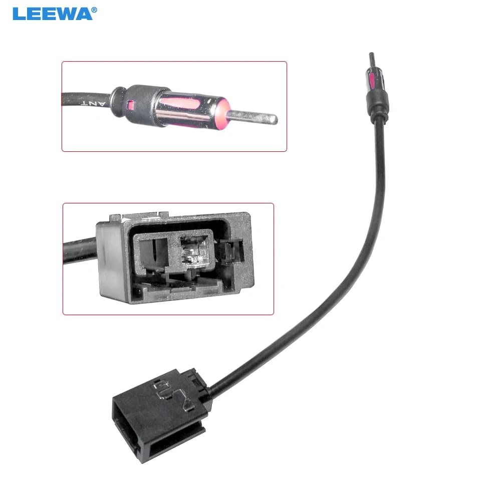 LEEWA – adaptateur d'antenne Audio et Radio de voiture, pour unité principale Volvo, pièce de câble 