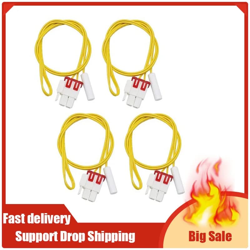 4 pièces DA32-00006W Réfrigérateur Dégivrage Capteur De Température Remplacement Thermoandrefor Sams