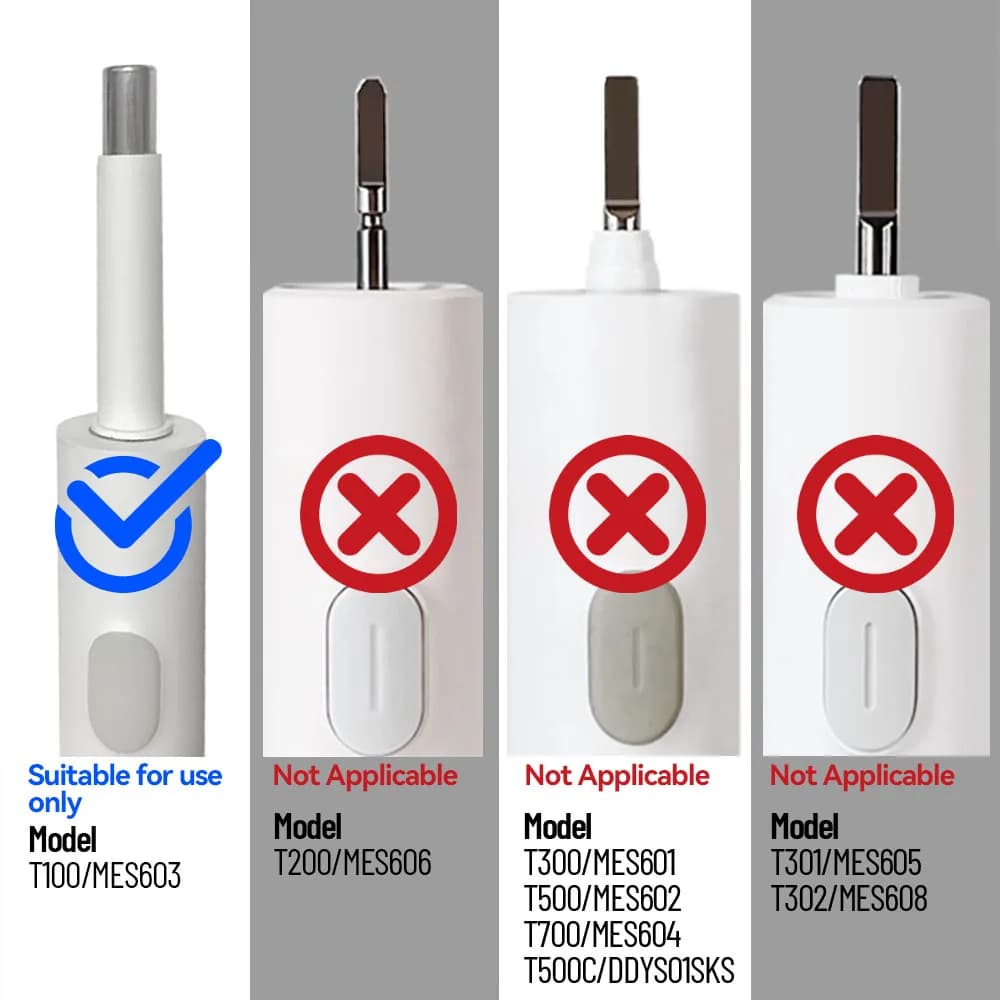 Tête de brosse à dents électrique adaptative compatible Mijia Sonic T100, tête de brosse de remplace
