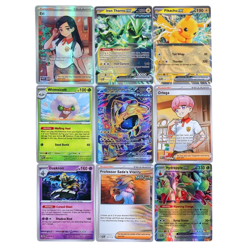 360 cartes Pokémon MEGA ASCEND HEROES Prismatic Evolutions Scarlet Violet 151 en anglais, booster, c