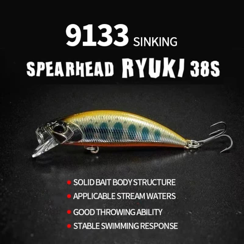 1 pièces leurre méné 3.8cm 3.2g leurre de pêche méné artificiel Jerkbait qualité crochets Wobbler ma