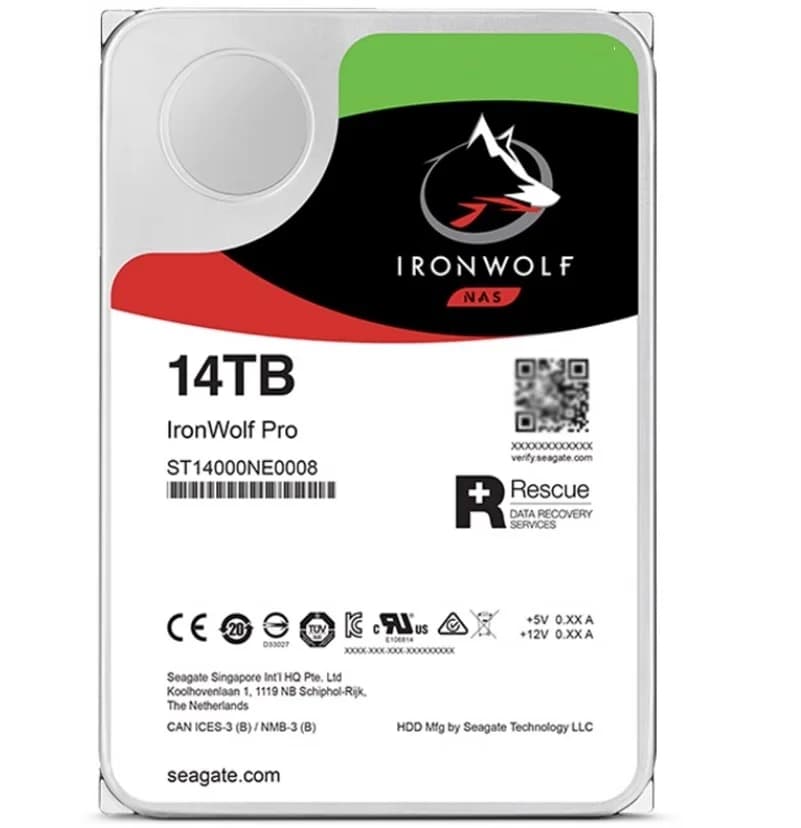 IronWolf-Disque dur SATA 6 Gbumental Pro, 3.5 pouces, 14 To, 12 To, 10 To, 8 To, série 7200RPM, 3.5 
