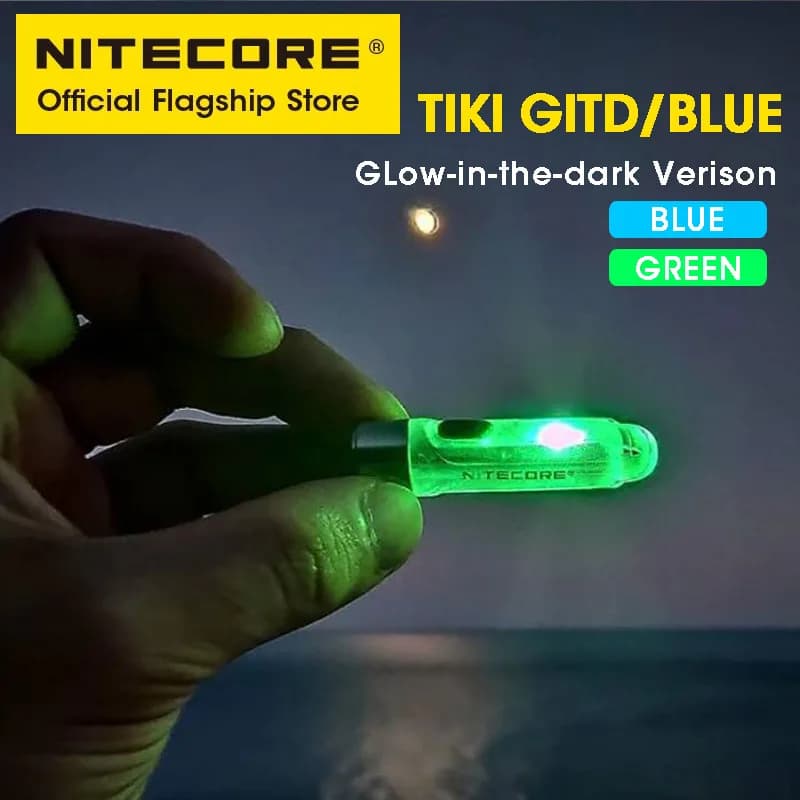NITECORE TIKI Source multi-lumière USB-C Charge Portable EDC Camping lampe de poche APC UV Mini port