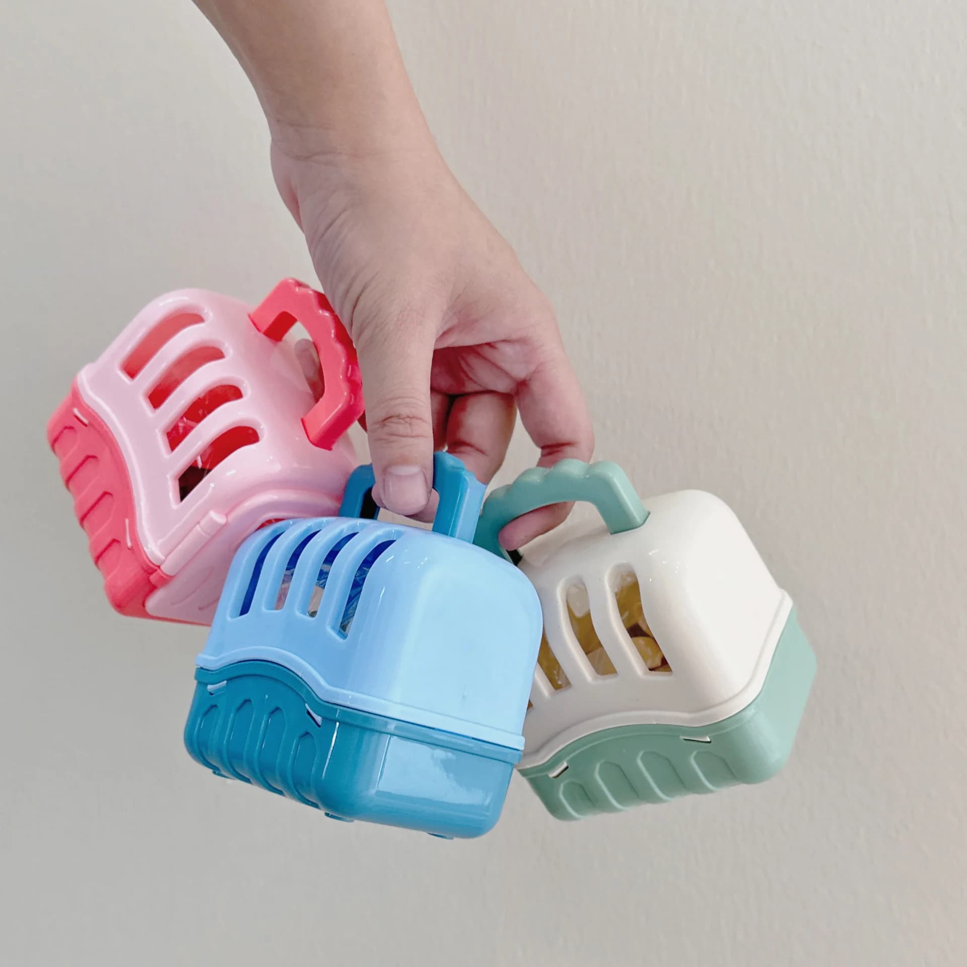 Panier pour animaux de compagnie, 8 pièces/ensemble, jouets familiaux, ensemble de poupées pour chie