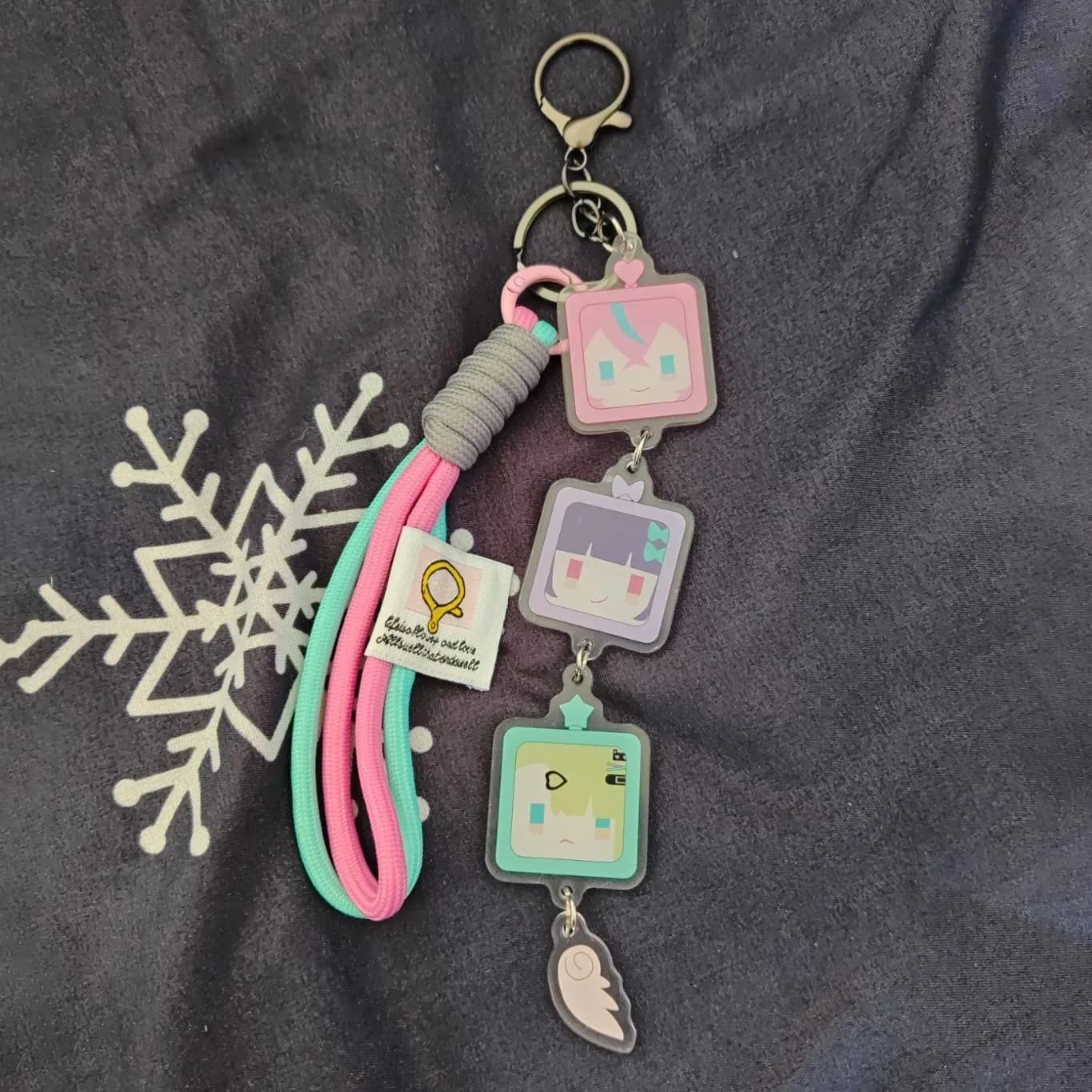Porte-clés en acrylique Game Zenless Zone Zero Angels of Delusion Sunna Aria Nangong Uha Cosplay, ac