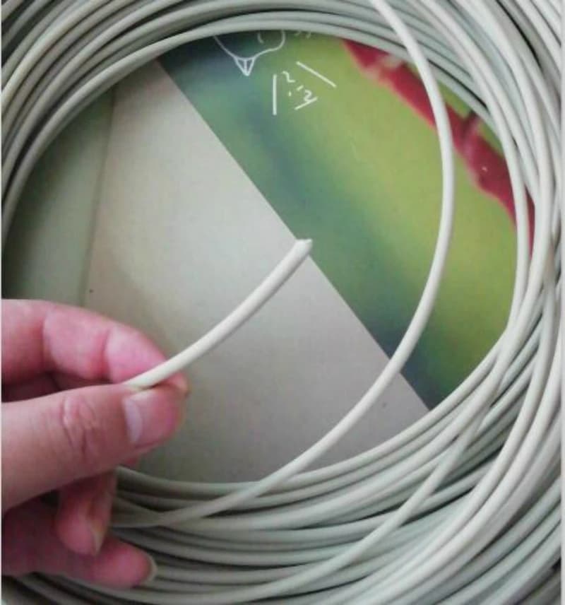 Tiges de soudage en plastique PP rondes grises de 10M et 4mm