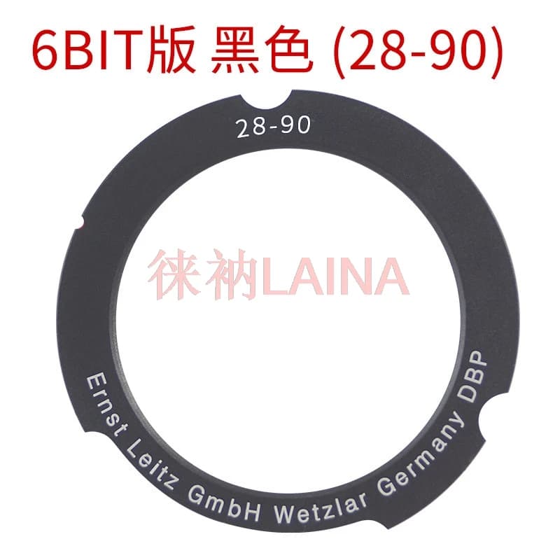 Anneau adaptateur LAINA 6BIT M39-LM L39 LTM LSM pour objectif à monture vissée 39 mm vers appareil p