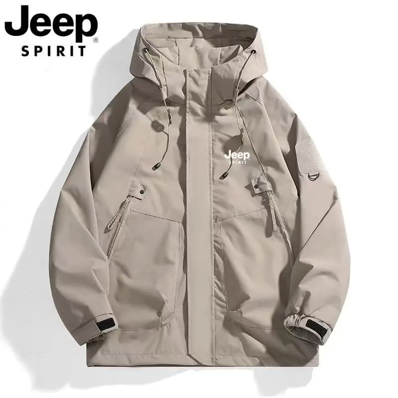 Veste coupe-vent JEEP pour hommes et femmes, nouveau style printemps/automne 2026, coupe-vent à capu