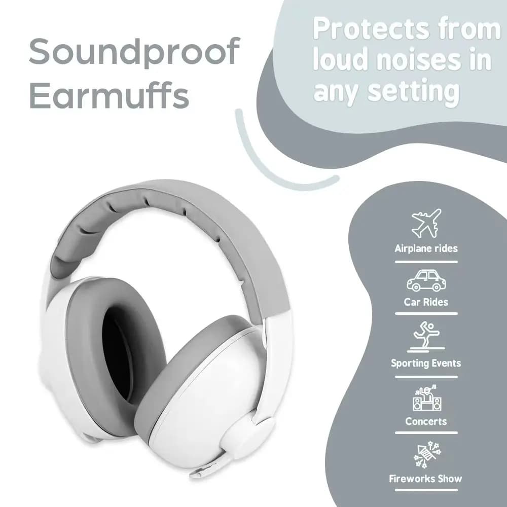 Protection auditive pour bébé, 1 pièce, casque antibruit pour le sommeil et les voyages, Protection 
