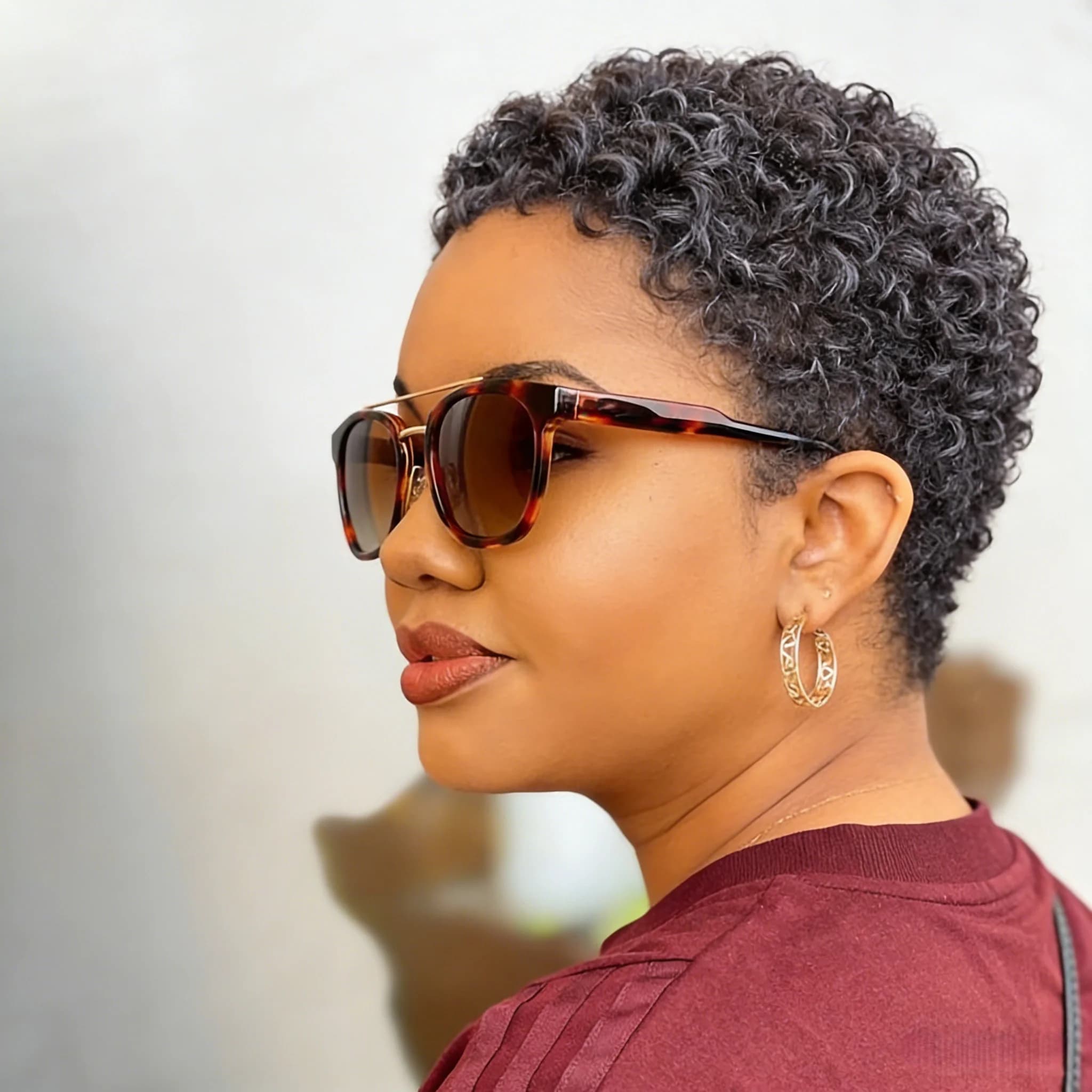Perruque Pixie en cheveux humains, perruques courtes Pixie pour femmes, perruque entièrement fabriqu