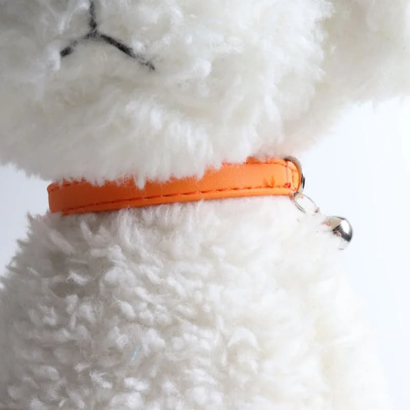Collier de chat mignon couleur Macaron, collier de chat en sangle élastique, petit collier réglable 