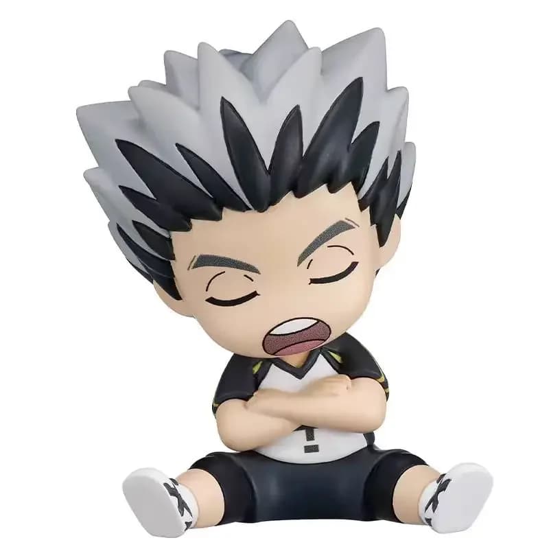 Figurine d'action authentique 2 Haikyuu Style de sommeil iwaizumi hajime Akaashi Keiji Oikawa Tooru 