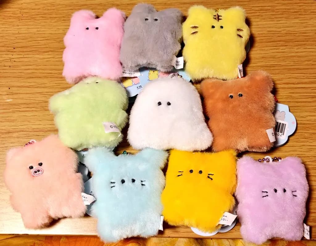 Yell world-Pendentif de poupées en peluche, chaîne continent, attrape-ovni, peut être vivant, mais i
