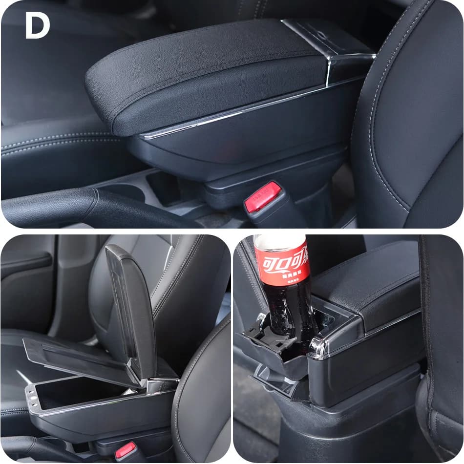 Boîte d'accoudoir pour Peugeot 208 2012 – 2018, boîte de rangement pour voiture, accessoires de voit