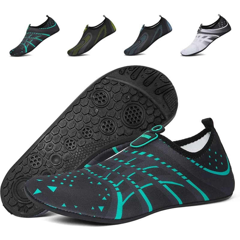 Nouvelles chaussures de plage Wading chaussures en amont chaussettes d'eau antidérapantes chaussures