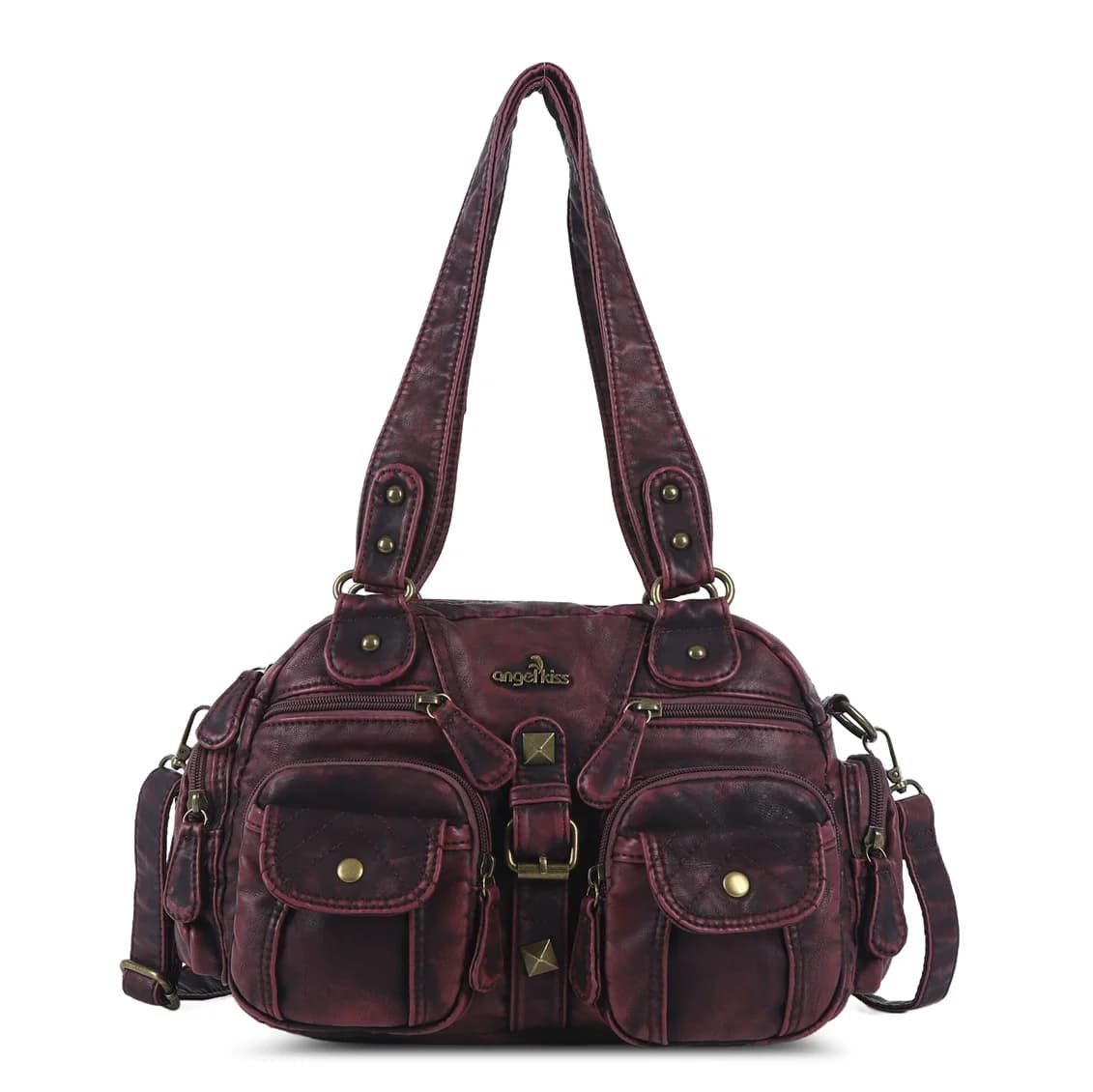 Sac vintage pour femme, petit sac à main, sacoche à poignée supérieure, sac à bandoulière en PU, sac
