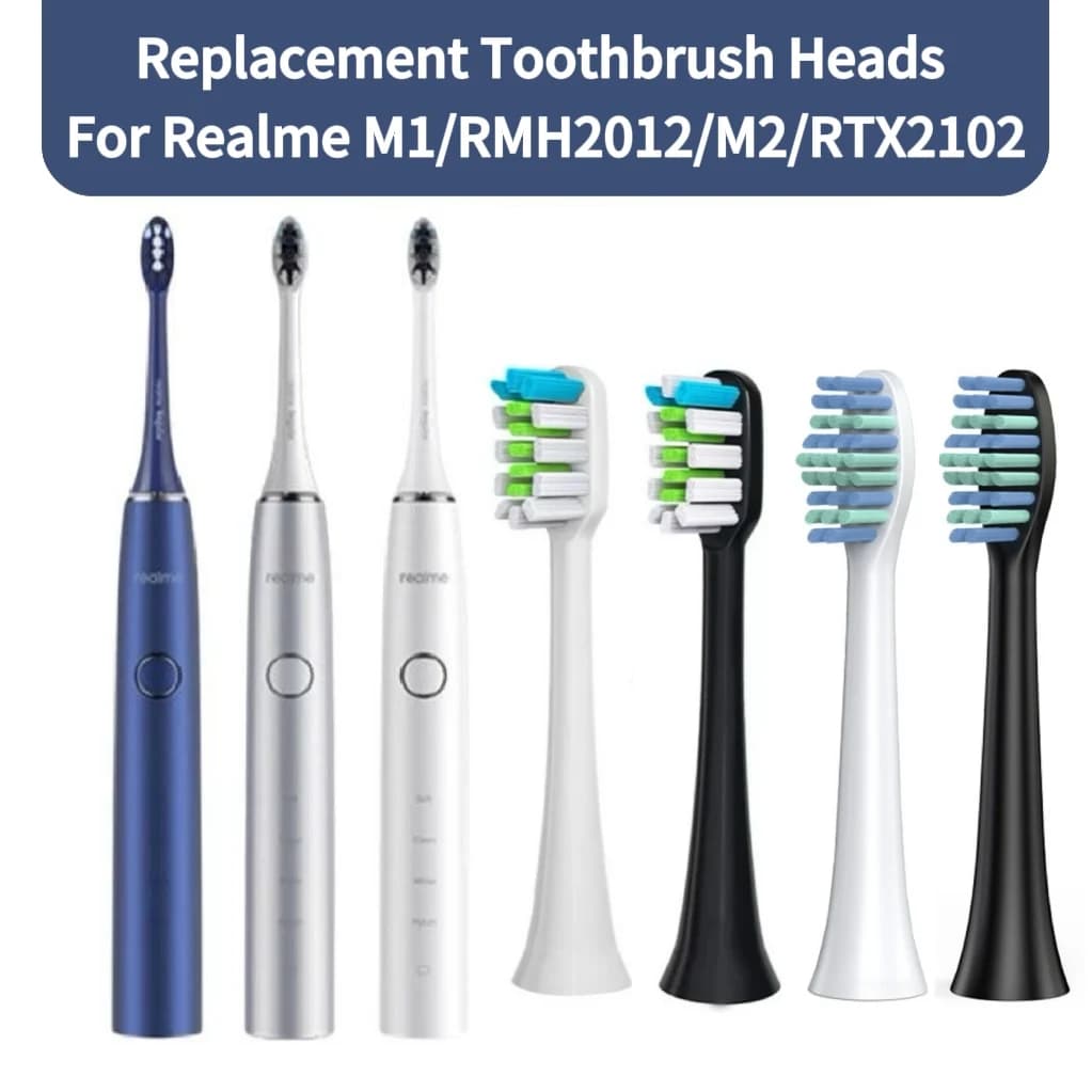 Têtes de brosse à dents de rechange pour Realme M1/RMH2012/M2/RTX2102, pour brosse à dents électriqu