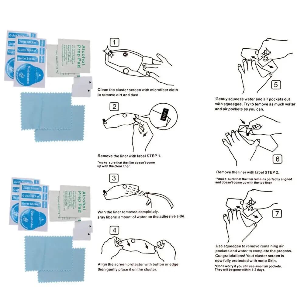 Film de Protection pour tableau de bord, écran anti-rayures pour moto KAWASAKI VERSYS X-300 2017 – 2