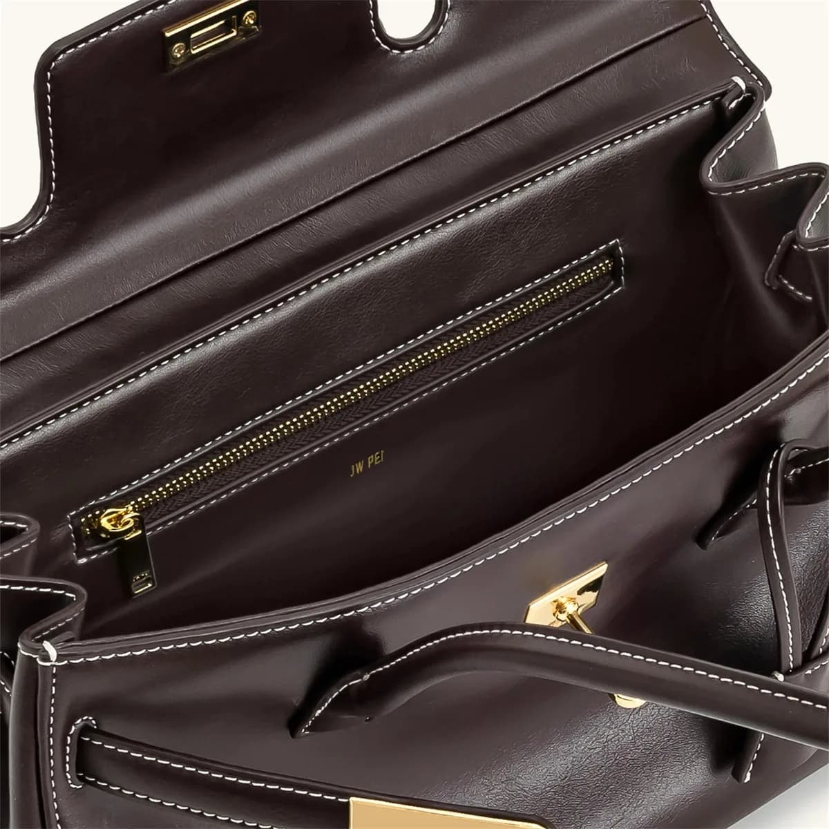 Sac à main en cuir souple JW PEl pour femme, nouvelle collection 2026, sac Yara sous le bras, grande