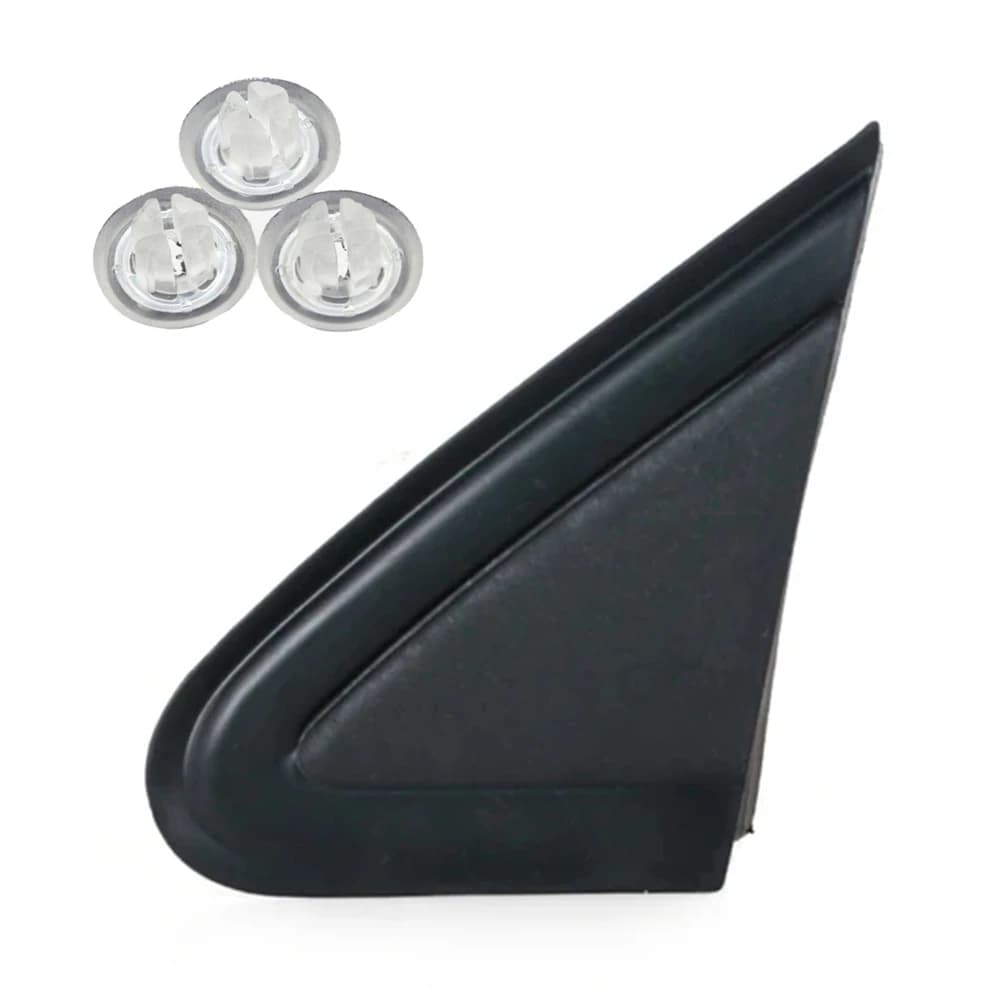 1 pièce/1 paire de couvercle de rétroviseur, garniture de rétroviseur triangulaire d'aile extérieure