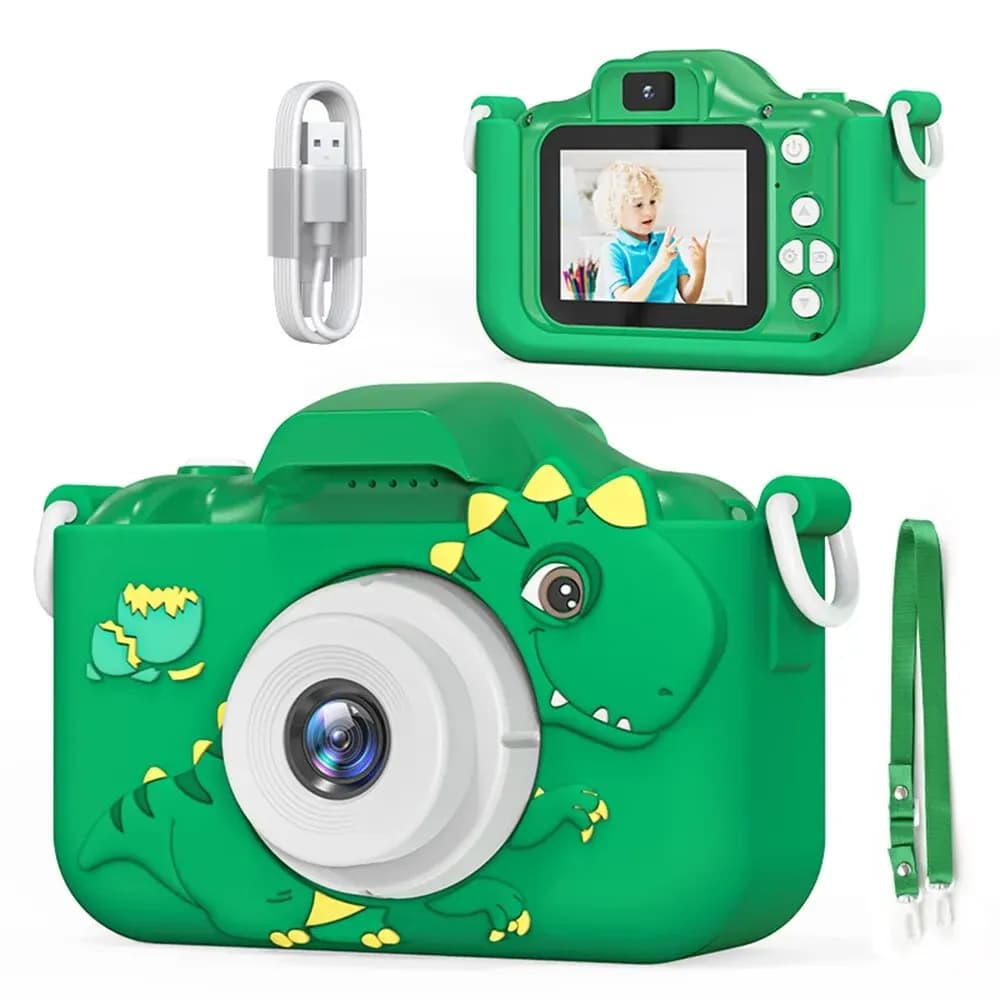 Mini appareil photo numérique pour enfants, 1080P HD, n'aime 8x, jouets pour touristes, cadeaux d'an