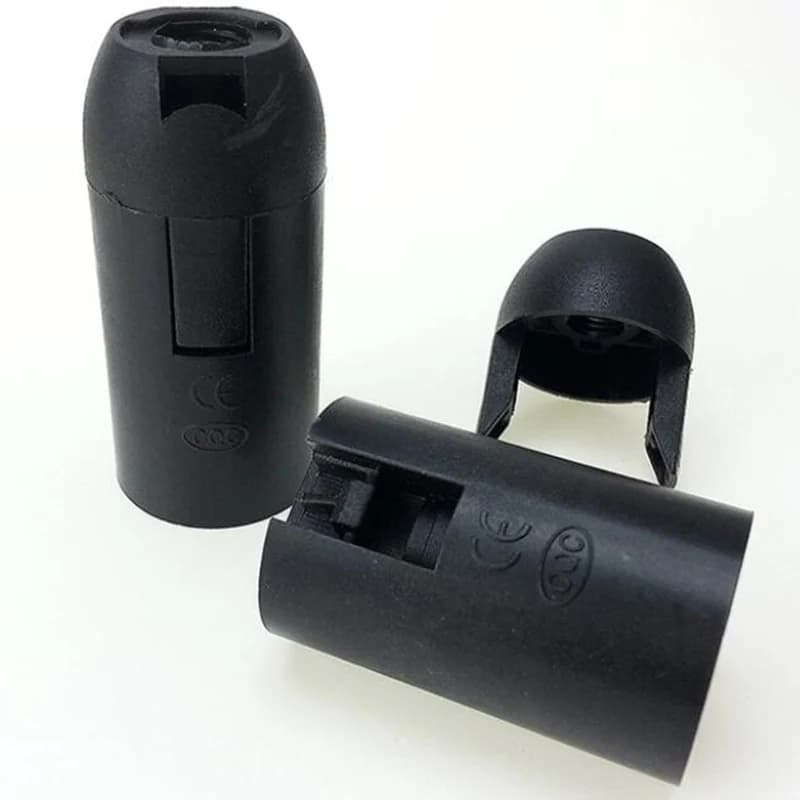 Support de lampe E14 pratique, 10 pièces, anneau d'abat-jour, 2A 250V, 2 couleurs, petit capuchon à 