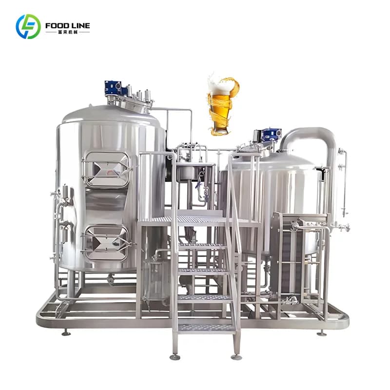 Équipement de fabrication de bière sur mesure pour bars, ligne de brassage de bière pour hôtels, équ