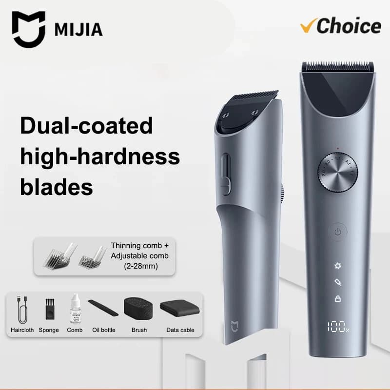 Tondeuse à cheveux MIJIA 2, tondeuse à barbe professionnelle, machine à couper les cheveux étanche I