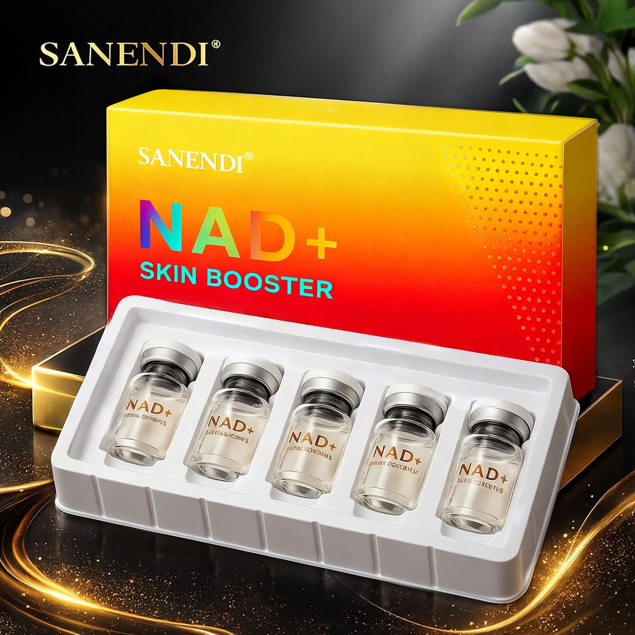 Sanendi NAD + corée produit de soin de la peau Essence complexe pour une texture légère et sensation