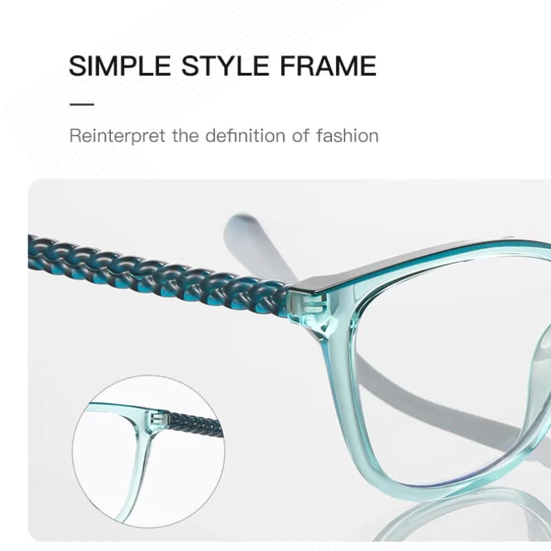 VICKY charnière à ressort myopie hypermétropie Prescription pour femmes lunettes de lecture CR39 Ant