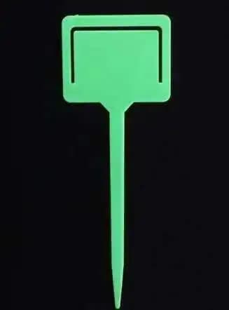 Panneau d'affichage de prix de plante végétale, étiquette de plante noire, étiquette en plastique at