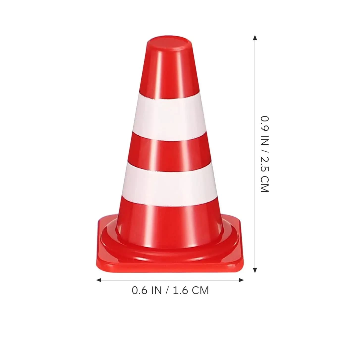 Mini cônes de circulation, petite Simulation rouge, barrage routier de sécurité, décoration de gâtea