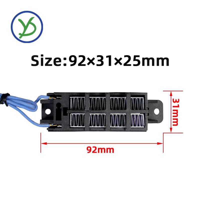 220 V 50 W incubateur chauffage PTC chauffage électrique en céramique chauffage à air élément chauff