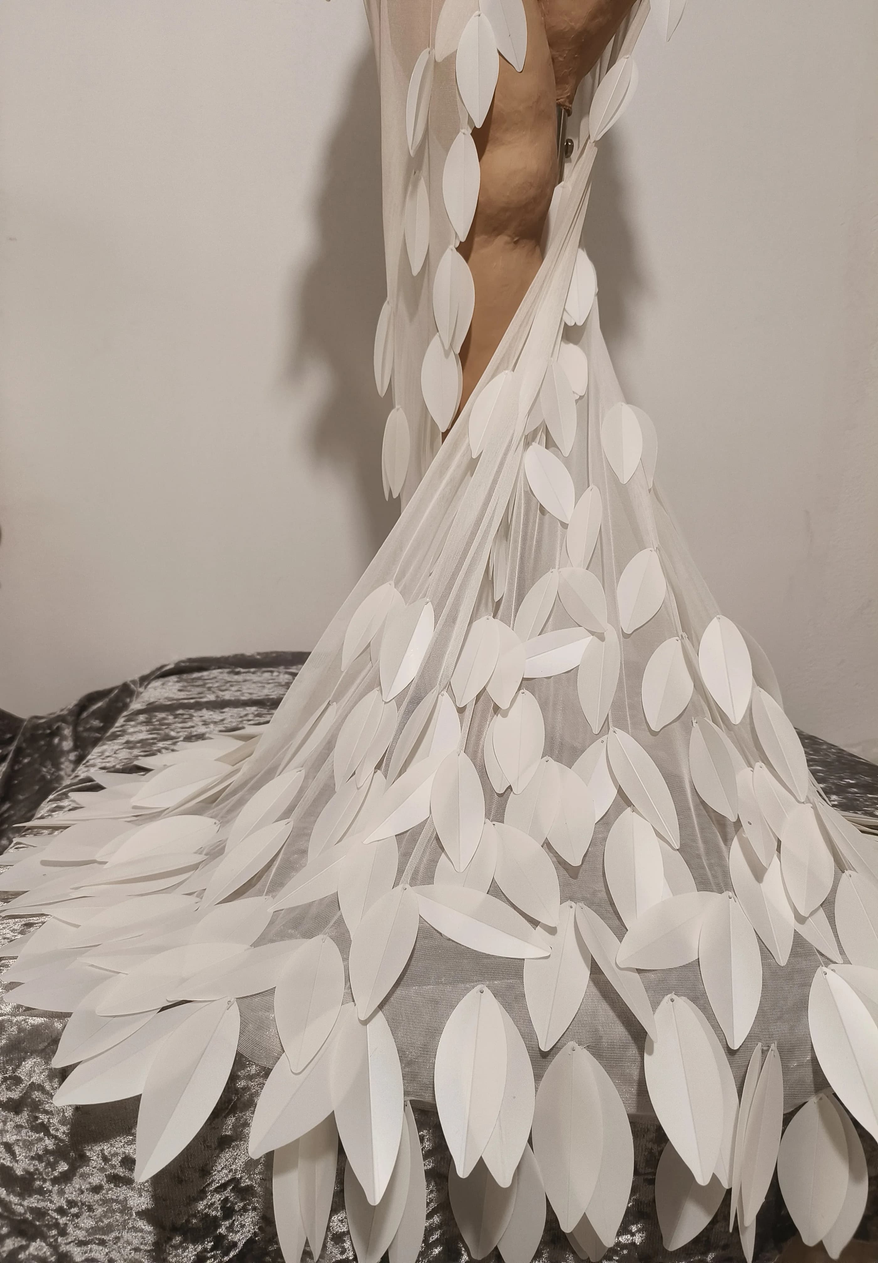 Robe Maxi transparente en maille sans bretelles, élégante, perles brillantes, pour femmes, fête d'an