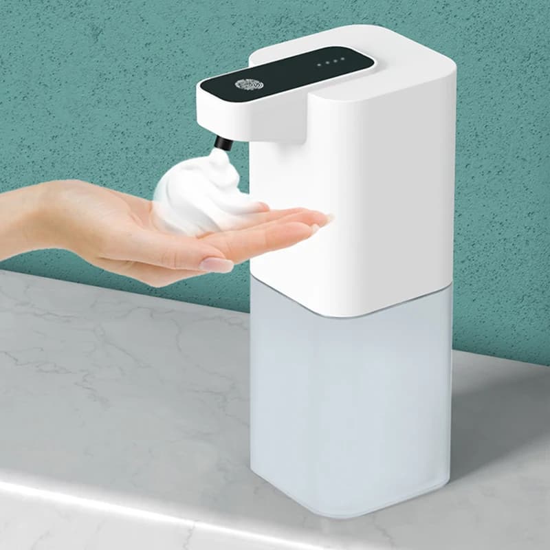 Distributeur automatique de savon liquide, capteur infrarouge sans contact, mains libres, Machine à 