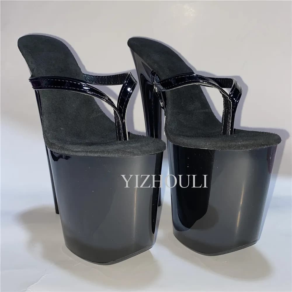 Pantoufles de Princesse Élégantes avec Semelles à Lanières Croisées, Talons de Boîte de Nuit Sexy, S