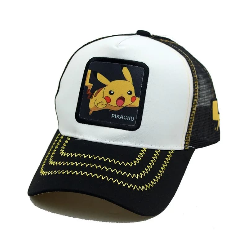 Casquette de Baseball Pokemon, personnage d'anime, chapeau Pikachu réglable, Cosplay Hip Hop, chapea
