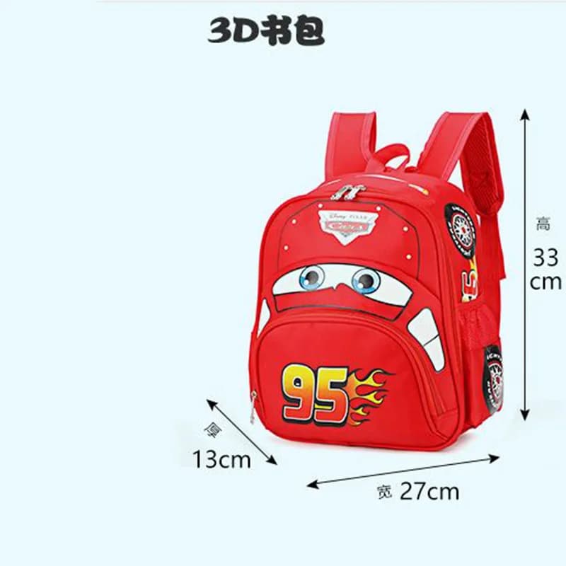 Sac à dos de sécurité pour enfants, voiture Disney, pour garçons de la maternelle, élèves du primair