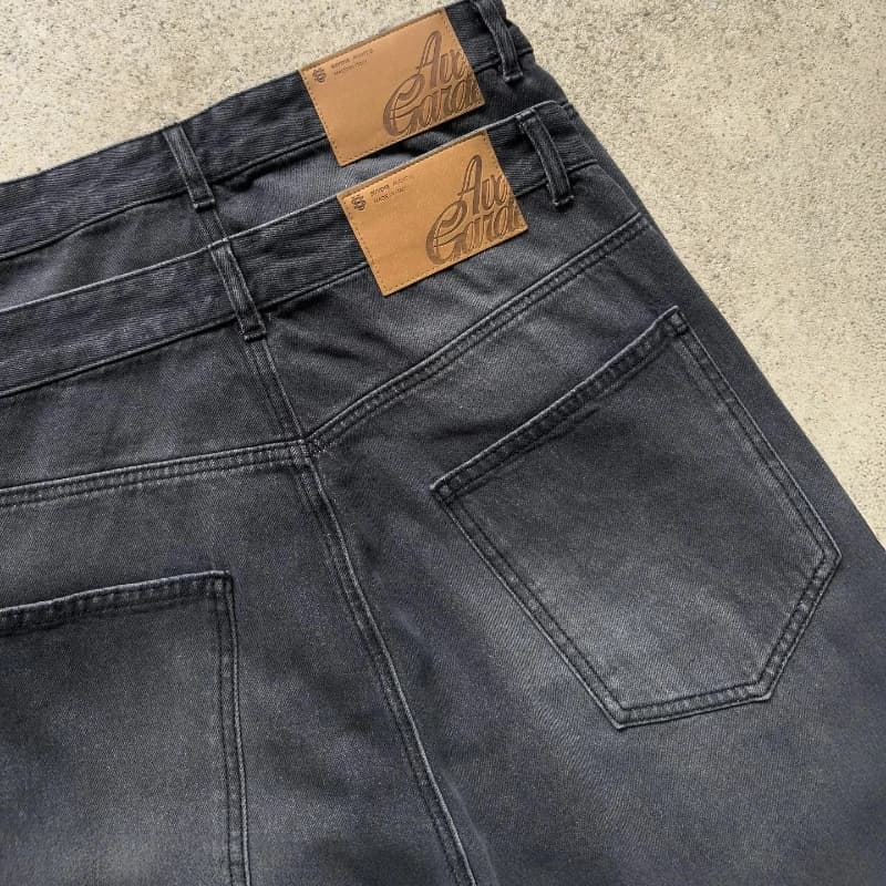 Pantalon décontracté pour hommes, européen et américain, hip-hop, pièce d'or, jean Y2K rétro gothiqu