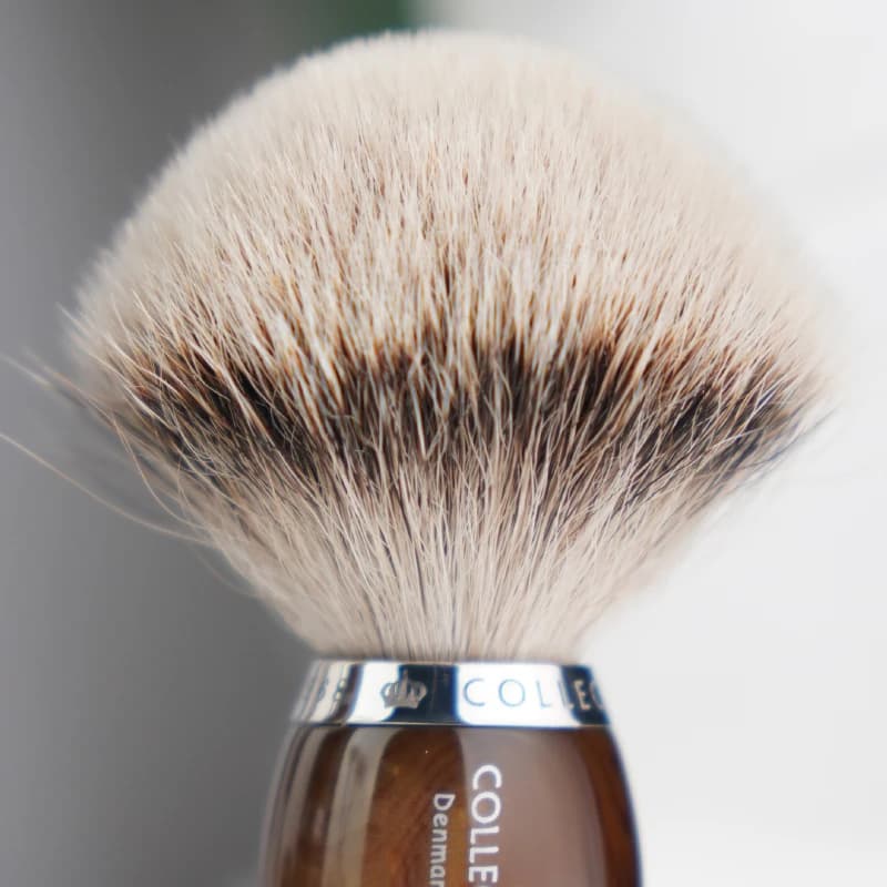 Titan-Brosse de barbier blaireau, blaireau, kit de rasage de cheveux