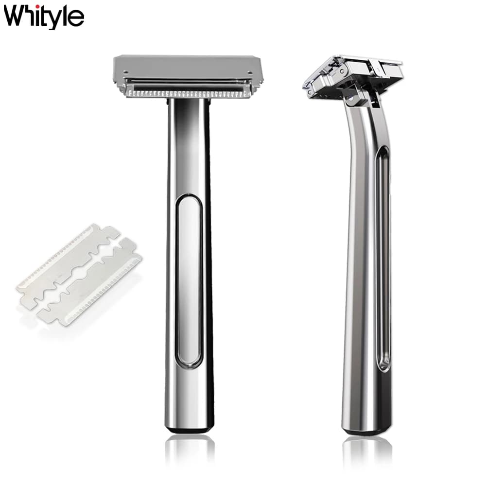 Whityle 20T Glide Pro 4D rasoir de sécurité Super Double tranchant demi-lame avec sac de rangement e