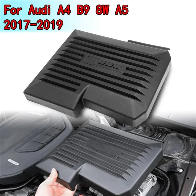Couvercle anti-poussière pour moteur de voiture Audi A4 B9 8W A5 2017 – 2019, garniture de carte d'o