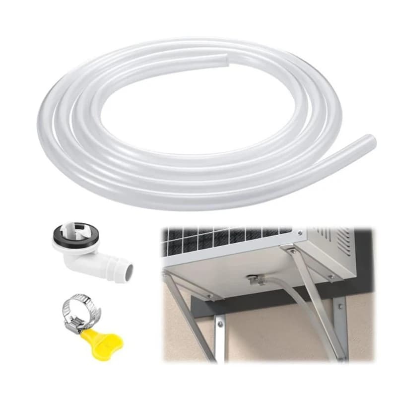 Tuyau Vidange pour Climatiseur, Tube Péristaltique, Connecteur Flexible, Analyste pour Fenêtre, 3/6/