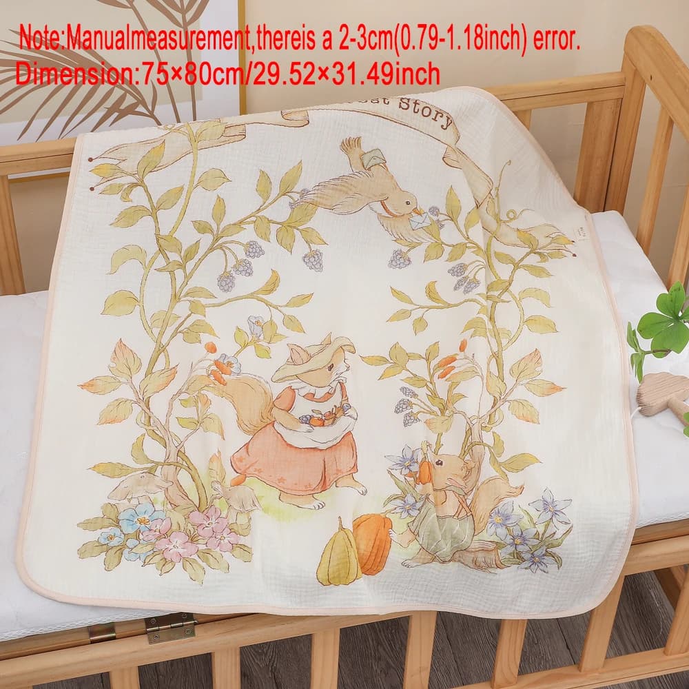Serviette de bain pour nouveau-né, serviette de bain en gaze de coton pur, couverture douce pour enf