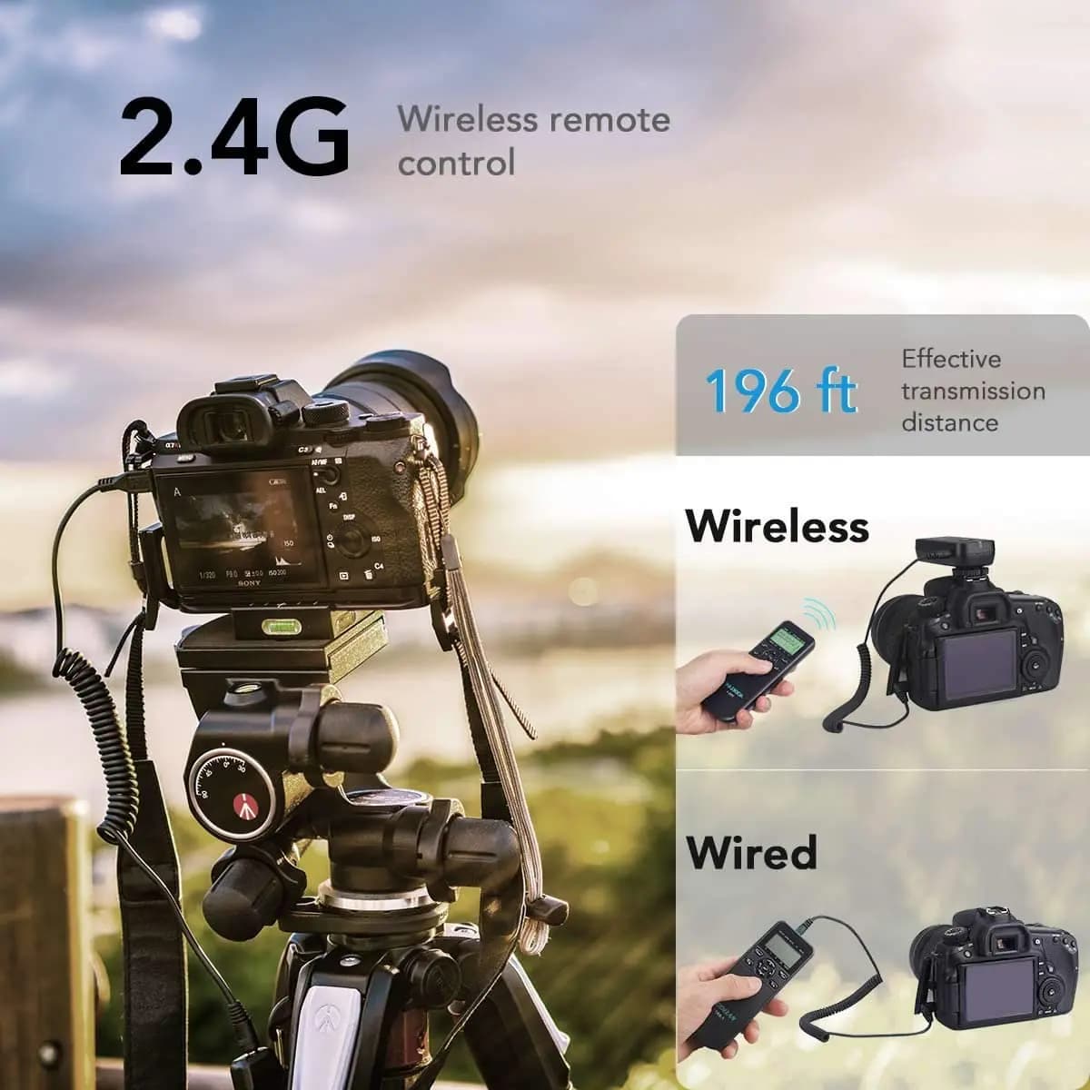 AODELAN – minuterie de caméra sans fil, télécommande, déclencheur pour Nikon Z9, Z7 II, Z6 II, Z6, Z
