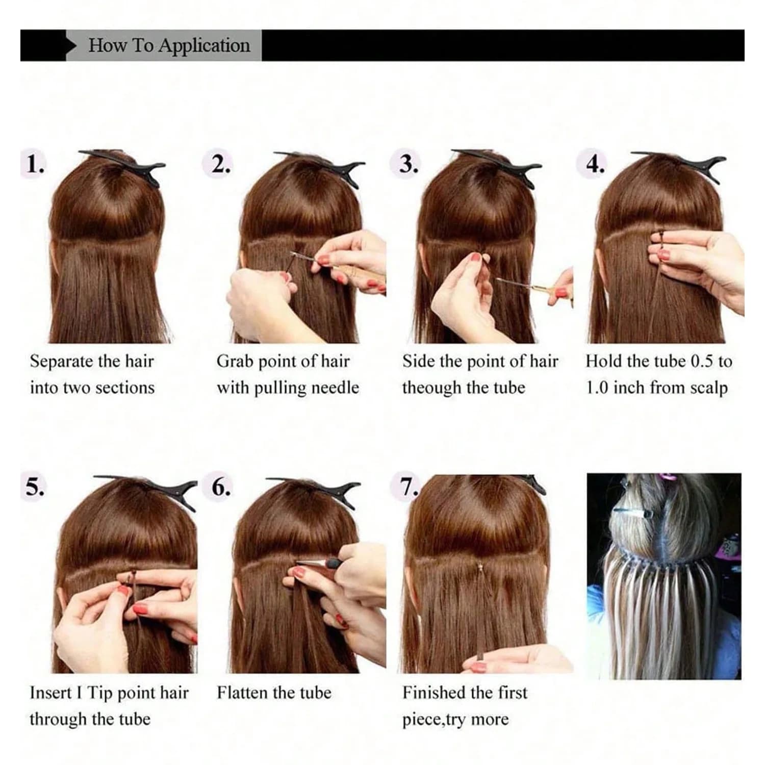 Extensions de cheveux synthétiques en plumes de couleur ombrée, postiches colorées arc-en-ciel, post