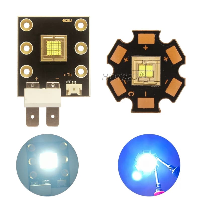 Puce de lumière de scène LED 12V 36V 40W 60W 80W 120W 150W 200W 300W 400W, blanc froid lumineux pour