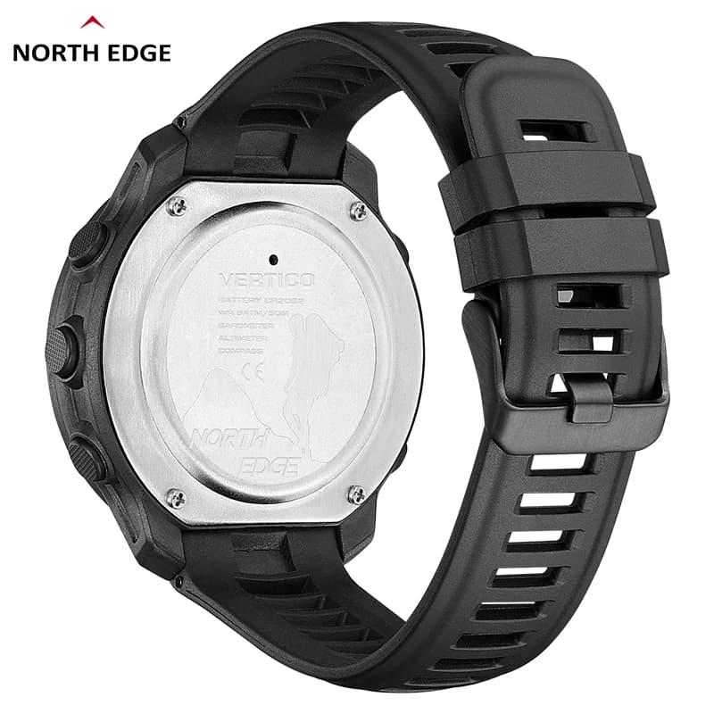 Km TH EDGE VERTICO-Montre numérique pour homme, boîtier en fibre de carbone, montre intelligente de 