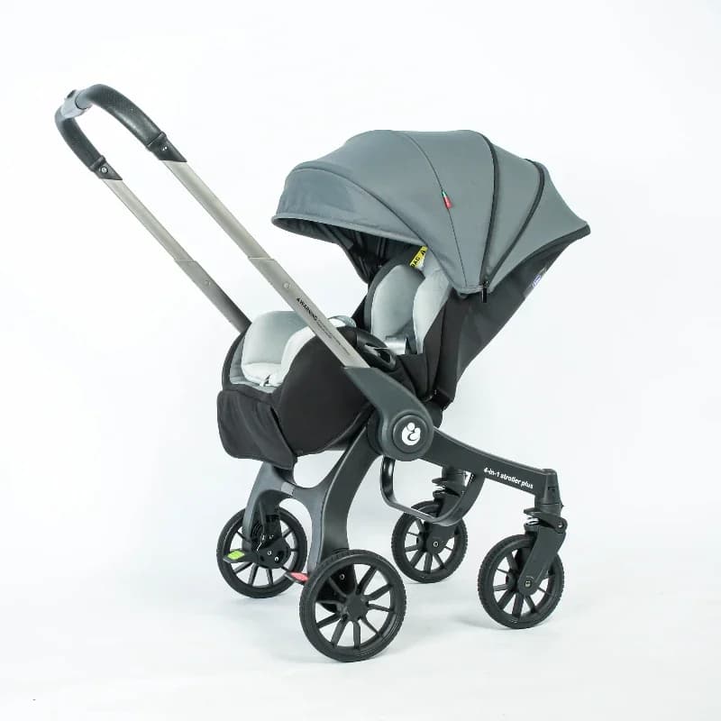 UE en Stock 4In1 bébé poussette, poussette multifonctionnelle pliable avec siège auto landau Portabl