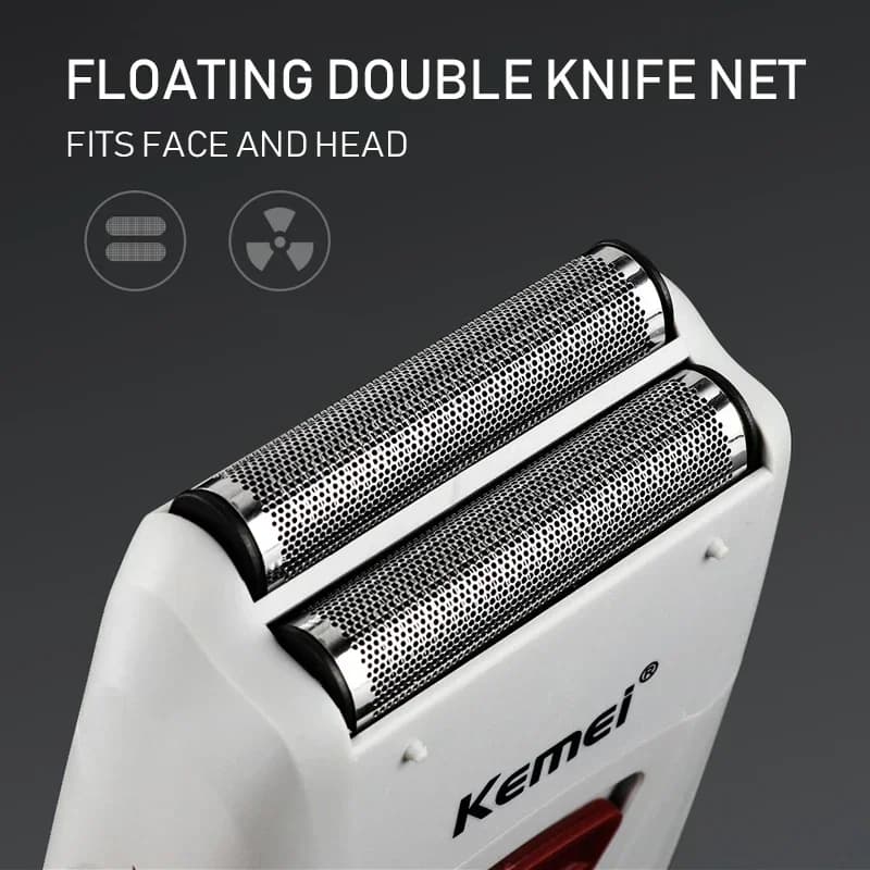 Kemei KM-3382 rasoir électrique pour hommes USB charge Machine à raser rasoir sans fil mâle professi